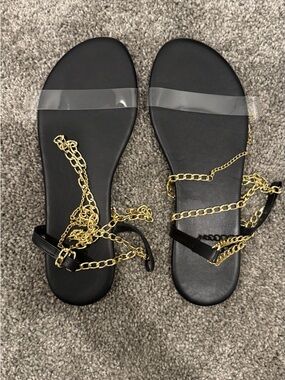Black sandals